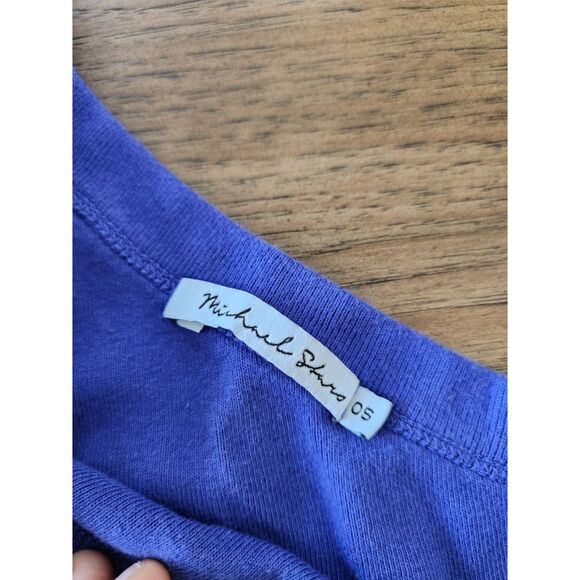 Michael Stars One-Shoulder Ribbed Tank in Violet | Size OS - Picture 2 of 4